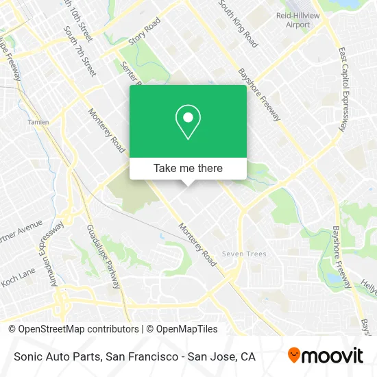 Sonic Auto Parts map