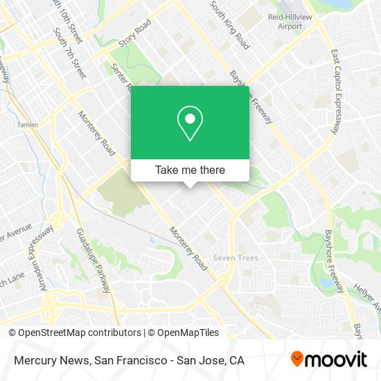 Mercury News map