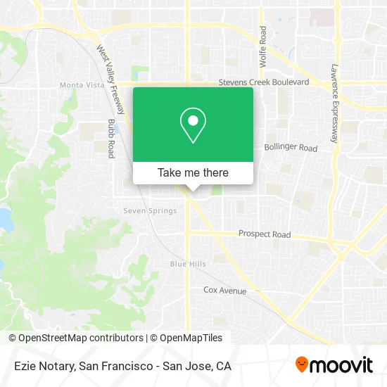 Ezie Notary map