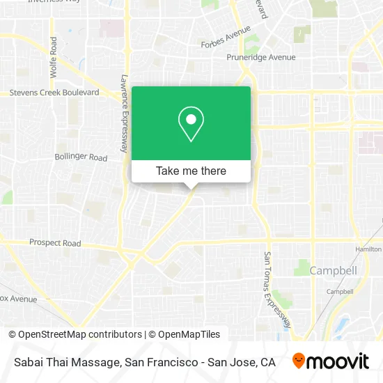 Sabai Thai Massage map