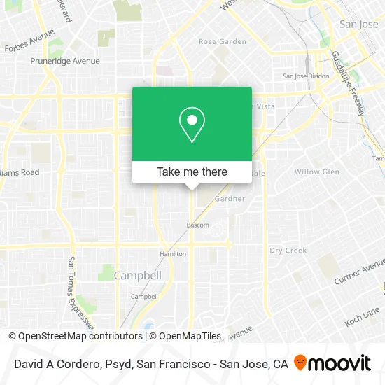 David A Cordero, Psyd map