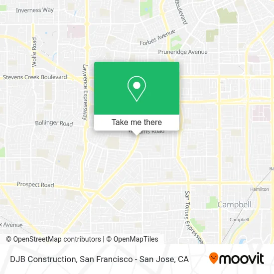 DJB Construction map