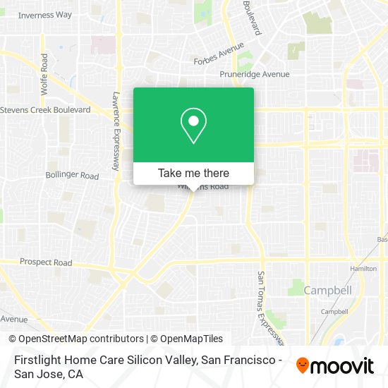 Mapa de Firstlight Home Care Silicon Valley