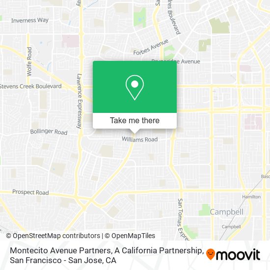 Montecito Avenue Partners, A California Partnership map