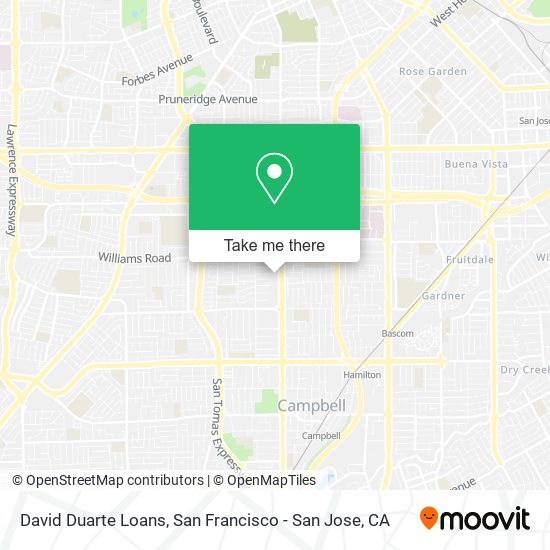 David Duarte Loans map