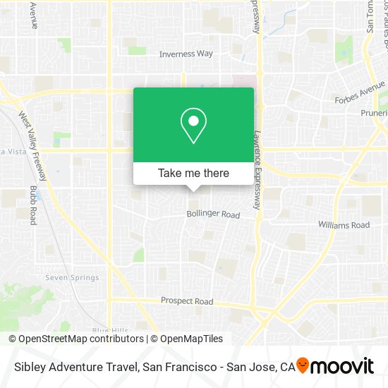 Sibley Adventure Travel map