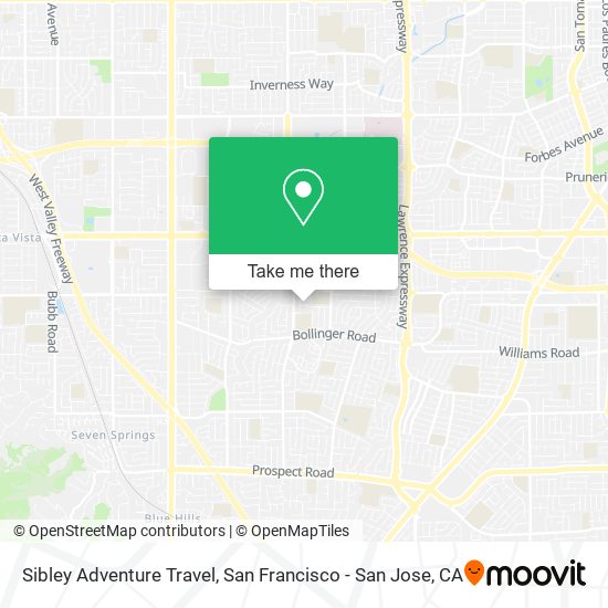 Mapa de Sibley Adventure Travel