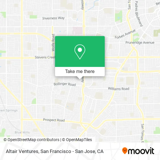 Mapa de Altair Ventures