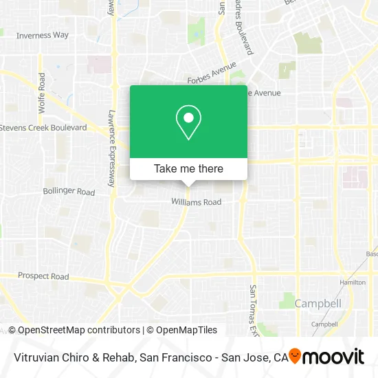 Mapa de Vitruvian Chiro & Rehab
