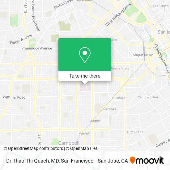 Dr Thao Thi Quach, MD map