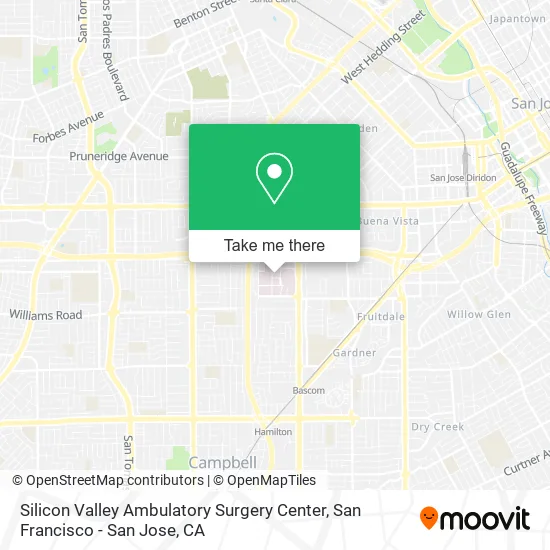 Silicon Valley Ambulatory Surgery Center map