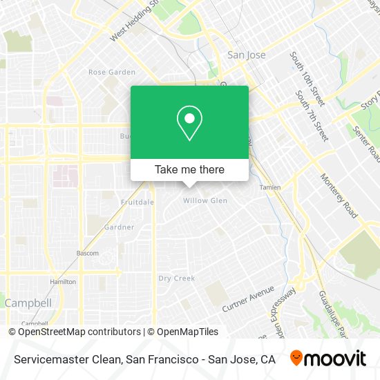 Mapa de Servicemaster Clean