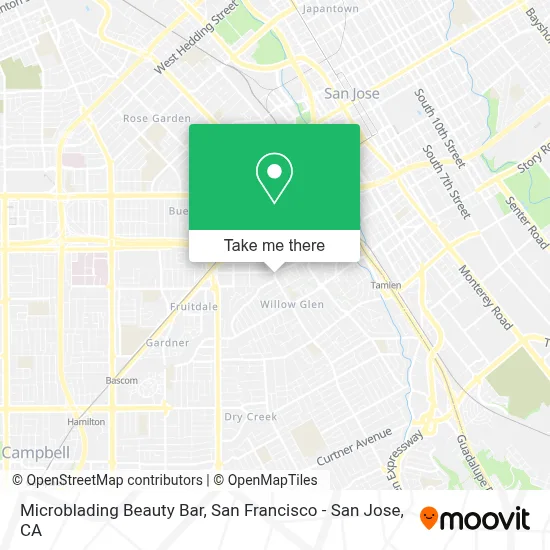 Microblading Beauty Bar map