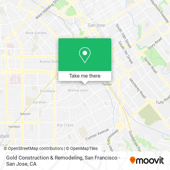 Mapa de Gold Construction & Remodeling