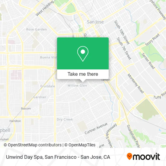 Unwind Day Spa map