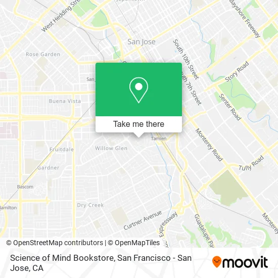 Science of Mind Bookstore map