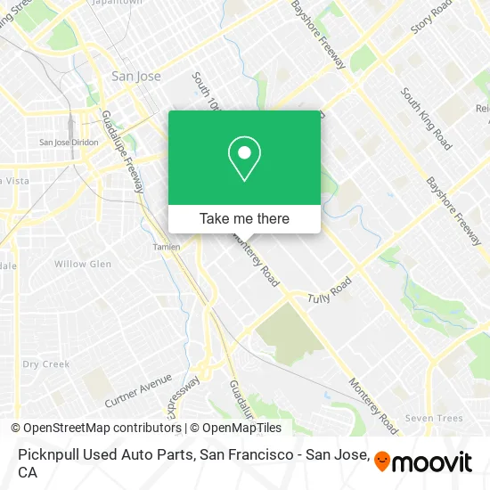 Picknpull Used Auto Parts map