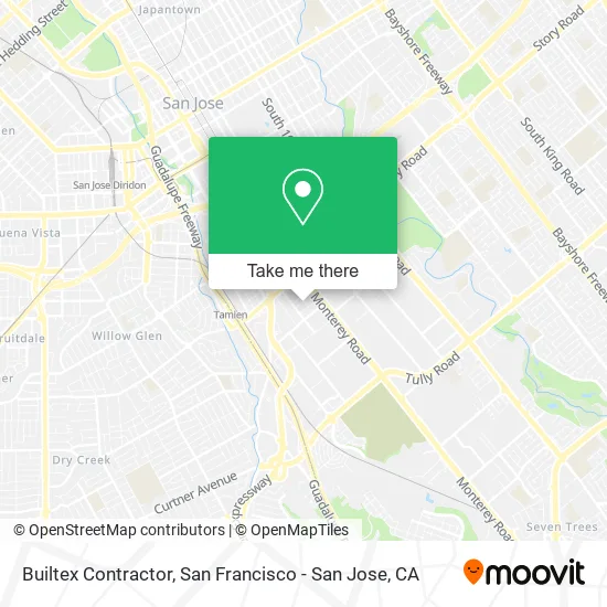 Builtex Contractor map