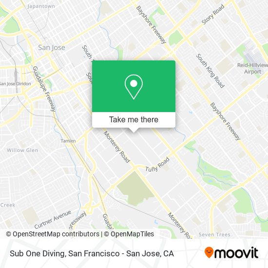 Mapa de Sub One Diving
