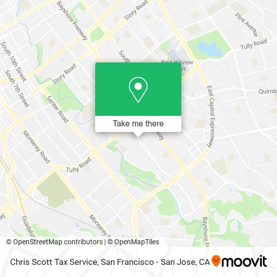 Chris Scott Tax Service map