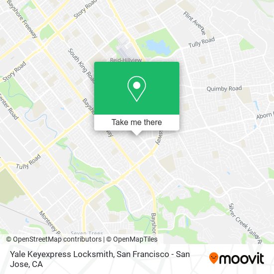 Yale Keyexpress Locksmith map