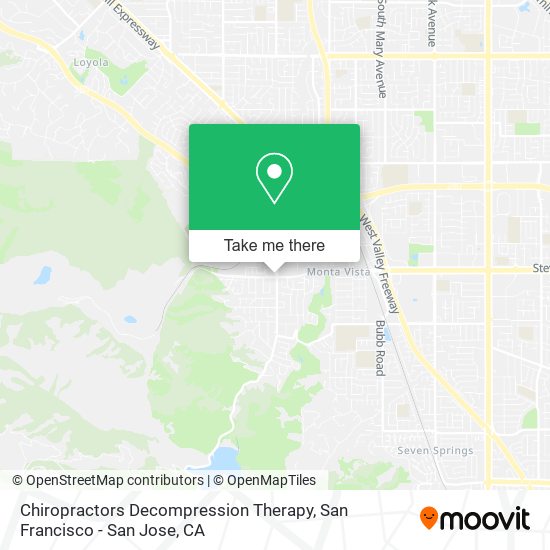 Mapa de Chiropractors Decompression Therapy