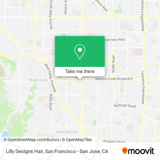 Lilly Designs Hair map