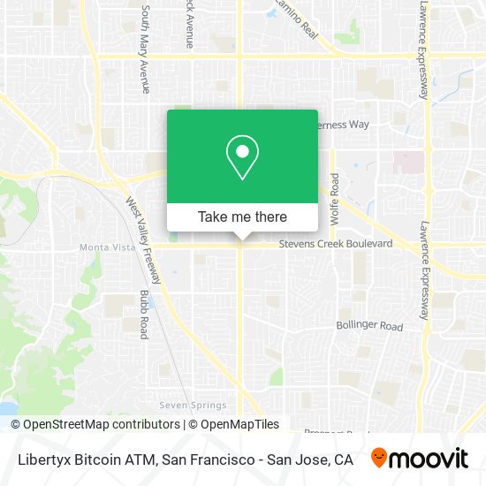 Libertyx Bitcoin ATM map