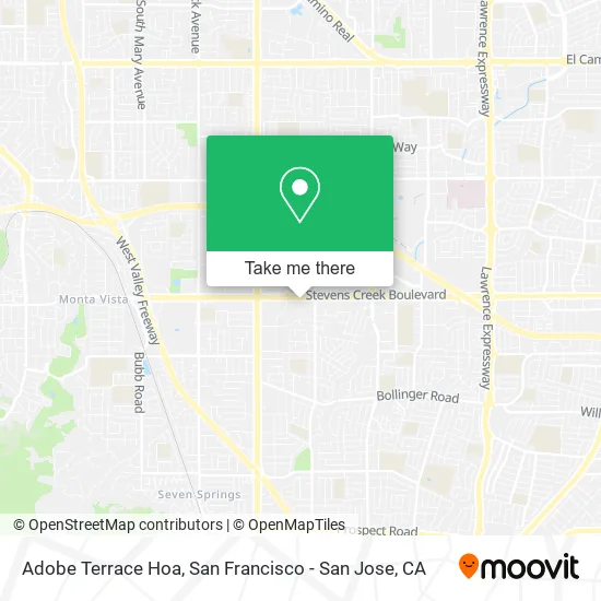Mapa de Adobe Terrace Hoa