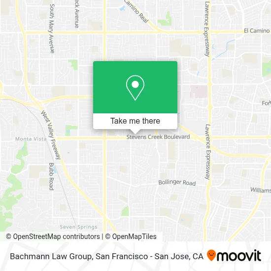 Bachmann Law Group map
