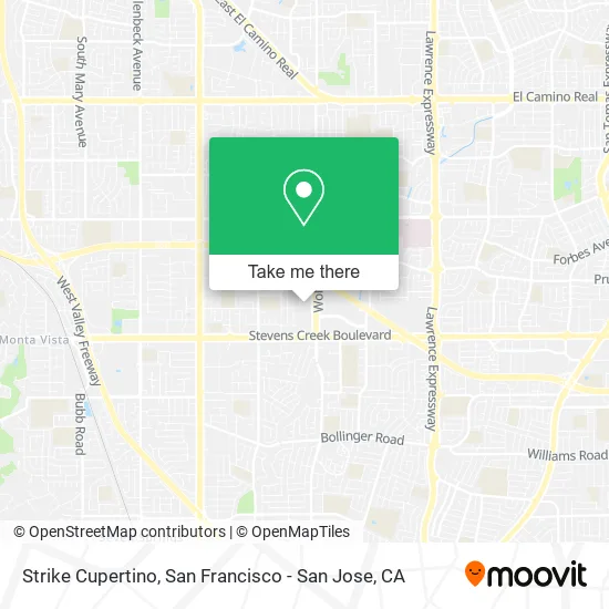 Mapa de Strike Cupertino