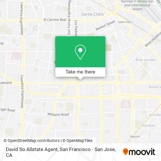 Mapa de David So Allstate Agent