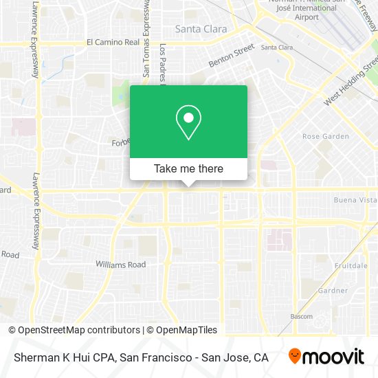 Sherman K Hui CPA map