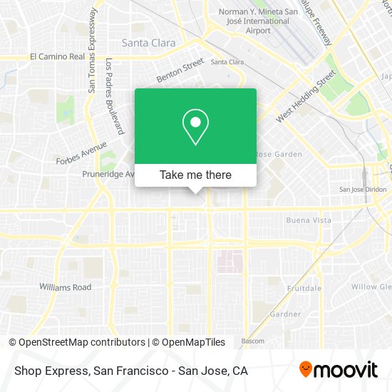 Shop Express map