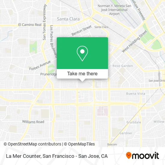 La Mer Counter map