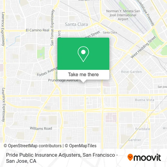 Pride Public Insurance Adjusters map
