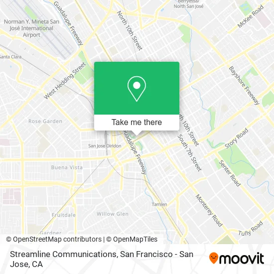 Streamline Communications map