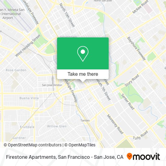 Firestone Apartments map