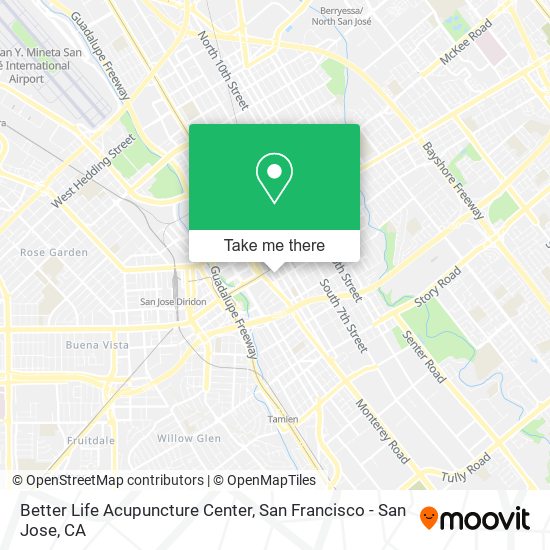 Better Life Acupuncture Center map