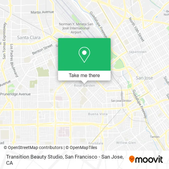 Transition Beauty Studio map