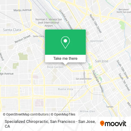 Specialized Chiropractic map