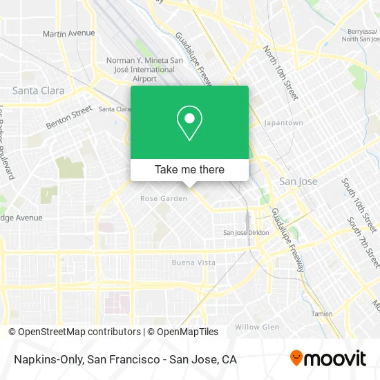 Napkins-Only map