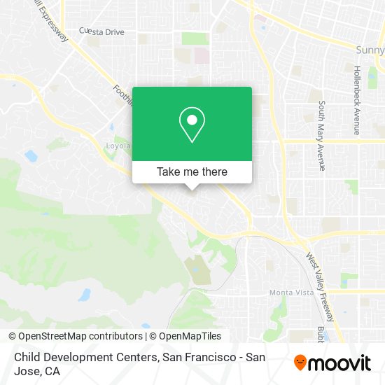 Child Development Centers map