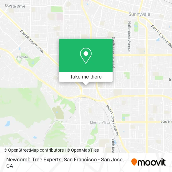 Newcomb Tree Experts map