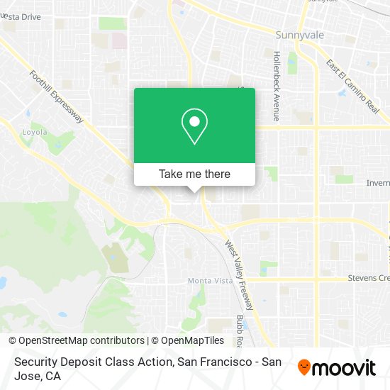 Mapa de Security Deposit Class Action