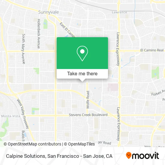 Calpine Solutions map