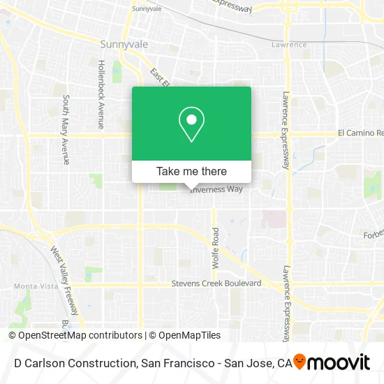 D Carlson Construction map