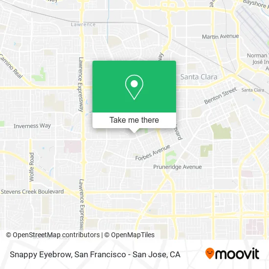 Snappy Eyebrow map