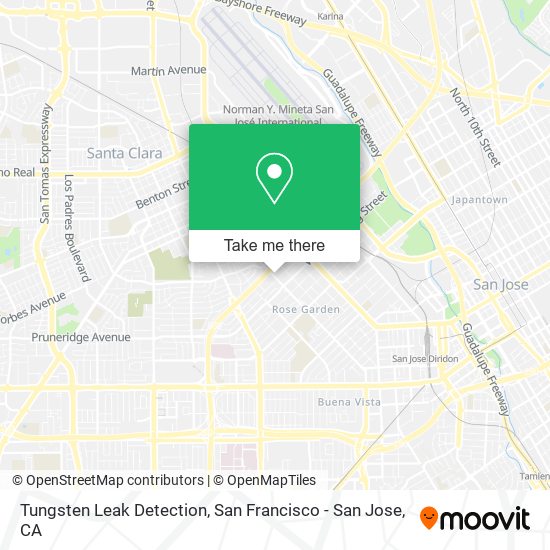 Tungsten Leak Detection map