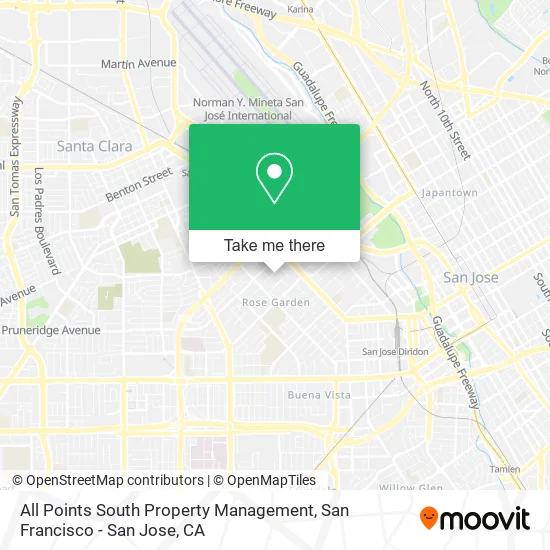 All Points South Property Management map